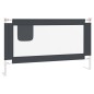 vidaXL Barandilla de seguridad cama de niño gris oscuro tela 140x25 cm vidaXL Barandilla de seguridad cama de niño gris oscuro tela 140x25 cm