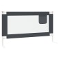 vidaXL Barandilla de seguridad cama de niño gris oscuro tela 140x25 cm vidaXL Barandilla de seguridad cama de niño gris oscuro tela 140x25 cm