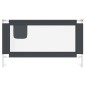 vidaXL Barandilla de seguridad cama de niño gris oscuro tela 140x25 cm vidaXL Barandilla de seguridad cama de niño gris oscuro tela 140x25 cm