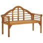 vidaXL Banco de jardín 135 cm madera de acacia maciza
