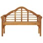 vidaXL Banco de jardín 135 cm madera de acacia maciza