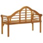 vidaXL Banco de jardín 135 cm madera de acacia maciza