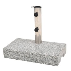 vidaXL Base de sombrilla de granito rectangular 25 kg