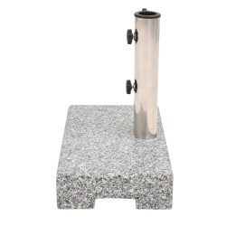 vidaXL Base de sombrilla de granito rectangular 25 kg