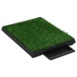 vidaXL Inodoro mascotas con bandeja césped artificial verde 63x50x7 cm vidaXL Inodoro mascotas con bandeja césped artificial verde 63x50x7 cm