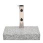 vidaXL Base de sombrilla de granito rectangular 25 kg
