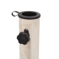vidaXL Base de sombrilla de granito rectangular 25 kg
