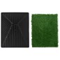 vidaXL Inodoro mascotas con bandeja césped artificial verde 63x50x7 cm vidaXL Inodoro mascotas con bandeja césped artificial verde 63x50x7 cm