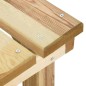 vidaXL Banco de jardín de madera de pino impregnada 140 cm vidaXL Banco de jardín de madera de pino impregnada 140 cm