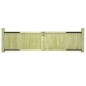 vidaXL Puertas de valla madera de pino impregnada 300x75 cm 2 uds vidaXL Puertas de valla madera de pino impregnada 300x75 cm 2 uds