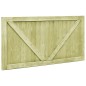 vidaXL Puertas de valla madera de pino impregnada 300x75 cm 2 uds vidaXL Puertas de valla madera de pino impregnada 300x75 cm 2 uds