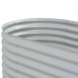 vidaXL Arriate de acero galvanizado plateado 400x80x81 cm vidaXL Arriate de acero galvanizado plateado 400x80x81 cm