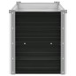 vidaXL Arriate de acero galvanizado gris antracita 160x40x45 cm vidaXL Arriate de acero galvanizado gris antracita 160x40x45 cm