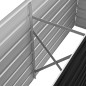 vidaXL Arriate de acero galvanizado gris antracita 160x40x45 cm vidaXL Arriate de acero galvanizado gris antracita 160x40x45 cm