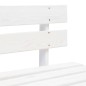 vidaXL Banco de palés para jardín madera blanco vidaXL Banco de palés para jardín madera blanco