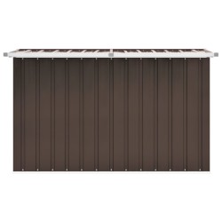 vidaXL Caja de almacenaje para jardín marrón 149x99x93 cm