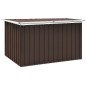vidaXL Caja de almacenaje para jardín marrón 149x99x93 cm vidaXL Caja de almacenaje para jardín marrón 149x99x93 cm