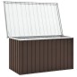 vidaXL Caja de almacenaje para jardín marrón 149x99x93 cm vidaXL Caja de almacenaje para jardín marrón 149x99x93 cm