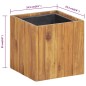 vidaXL Arriate de madera maciza de acacia 24,5x24,5x25 cm vidaXL Arriate de madera maciza de acacia 24,5x24,5x25 cm