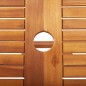 vidaXL Mesa plegable de jardín de madera maciza de acacia 90x75 cm vidaXL Mesa plegable de jardín de madera maciza de acacia 90x75 cm