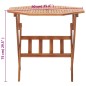 vidaXL Mesa plegable de jardín de madera maciza de acacia 90x75 cm vidaXL Mesa plegable de jardín de madera maciza de acacia 90x75 cm