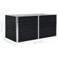 vidaXL Jardinera elevada acero galvanizado gris antracita 160x80x45 cm vidaXL Jardinera elevada acero galvanizado gris antracita 160x80x45 cm