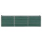 vidaXL Arriate de jardín de acero galvanizado verde 240x40x45 cm vidaXL Arriate de jardín de acero galvanizado verde 240x40x45 cm
