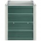 vidaXL Arriate de jardín de acero galvanizado verde 240x40x45 cm vidaXL Arriate de jardín de acero galvanizado verde 240x40x45 cm