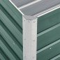 vidaXL Arriate de jardín de acero galvanizado verde 240x40x45 cm vidaXL Arriate de jardín de acero galvanizado verde 240x40x45 cm