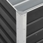 vidaXL Arriate de acero galvanizado gris antracita 240x40x45 cm vidaXL Arriate de acero galvanizado gris antracita 240x40x45 cm