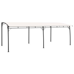 vidaXL Toldo parasol de jardín color crema 6x3x2,55 m