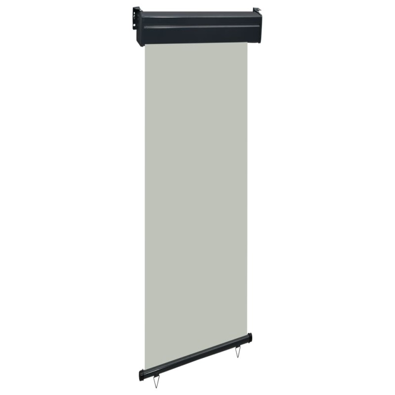 vidaXL Toldo lateral de balcón gris 65x250 cm vidaXL Toldo lateral de balcón gris 65x250 cm