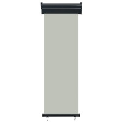 vidaXL Toldo lateral de balcón gris 65x250 cm