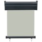 vidaXL Toldo lateral de balcón gris 65x250 cm vidaXL Toldo lateral de balcón gris 65x250 cm