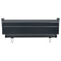 vidaXL Toldo lateral de balcón gris 65x250 cm vidaXL Toldo lateral de balcón gris 65x250 cm
