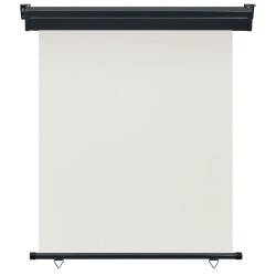 vidaXL Toldo lateral de balcón color crema 140x250 cm
