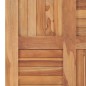 vidaXL Superficie de mesa de madera maciza de teca 60x60x2,5 cm