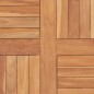 vidaXL Superficie de mesa de madera maciza de teca 60x60x2,5 cm