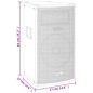 vidaXL Altavoces pasivos escenario profesional hifi 1000 W negro vidaXL Altavoces pasivos escenario profesional hifi 1000 W negro