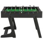 vidaXL Futbolín plegable negro 121x61x80 cm