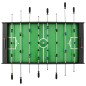 vidaXL Futbolín plegable negro 121x61x80 cm