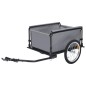 vidaXL Remolque para bicicletas gris y naranja 65 kg vidaXL Remolque para bicicletas gris y naranja 65 kg