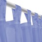 vidaXL Cortinas de gasa 2 unidades 140x225 cm azul real vidaXL Cortinas de gasa 2 unidades 140x225 cm azul real