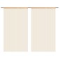 vidaXL Cortinas de flecos 2 piezas 140x250 cm beige