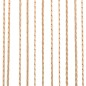 vidaXL Cortinas de flecos 2 piezas 140x250 cm beige