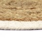 vidaXL Mantel individual redondo 6 uds yute algodón natural liso 38 cm vidaXL Mantel individual redondo 6 uds yute algodón natural liso 38 cm