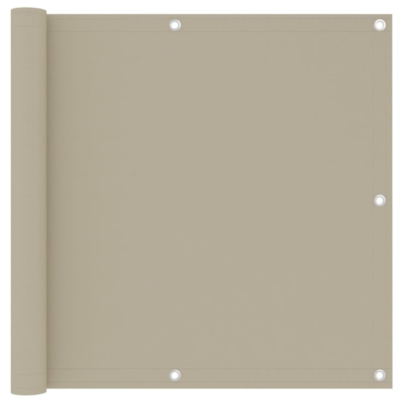 vidaXL Toldo para balcón tela oxford beige 90x300 cm vidaXL Toldo para balcón tela oxford beige 90x300 cm