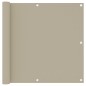 vidaXL Toldo para balcón tela oxford beige 90x300 cm vidaXL Toldo para balcón tela oxford beige 90x300 cm