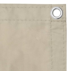 vidaXL Toldo para balcón tela oxford beige 90x300 cm
