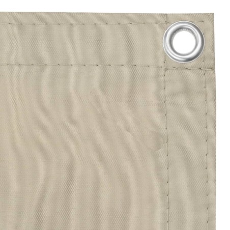 vidaXL Toldo para balcón tela oxford beige 90x500 cm